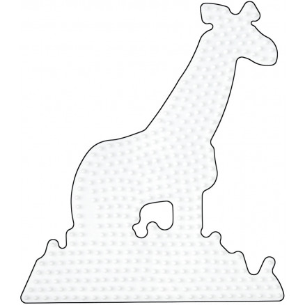 Hama Midi Steckplatte Giraffe Weiß 16x14cm - 1 Stk von Hama