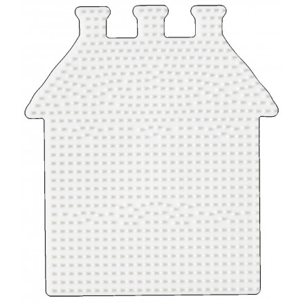 Hama Midi Steckplatte Haus Weiß 17x15cm - 1 Stk Hama Midi Steckplatte Haus Weiß 17x15cm - 1 Stk von Hama