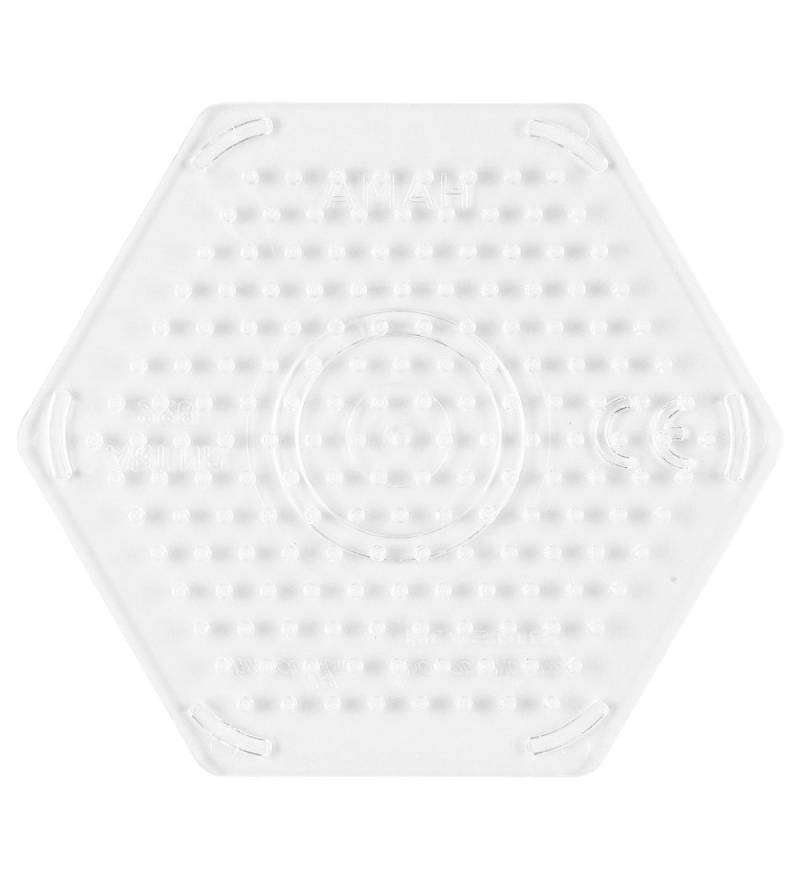 Hama Midi Steckplatte - Klein Sechseck - Transparent - Hama - One Size - Perlen Steckplatten Hama Midi Steckplatte - Klein Sechseck - Transparent - Hama - One Size - Perlen Steckplatten von Hama