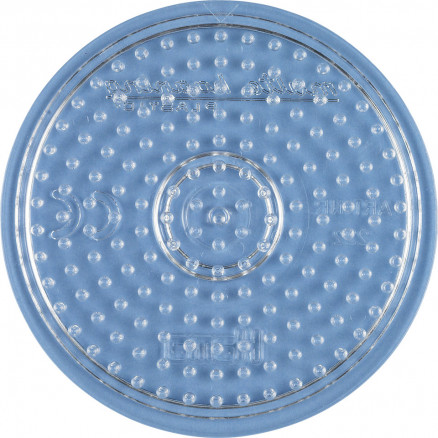 Hama Midi Steckplatte Kreis klein transparent 8,5cm - 1 Stk von Hama