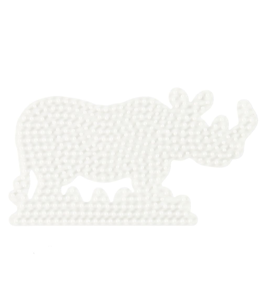 Hama Midi Steckplatte - Nashorn - Hama - One Size - Perlen Steckplatten Hama Midi Steckplatte - Nashorn - Hama - One Size - Perlen Steckplatten von Hama