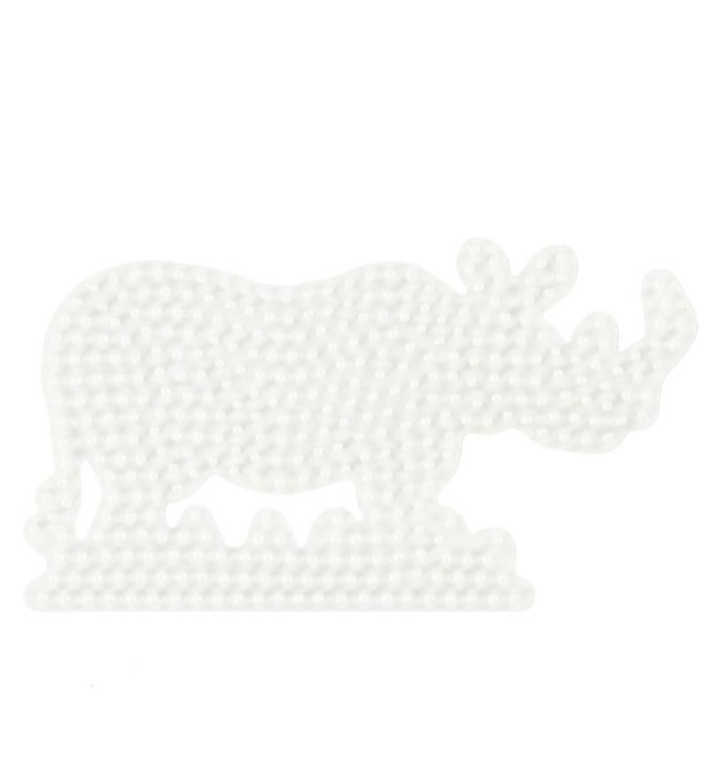 Hama Midi Steckplatte - Nashorn - Hama - One Size - Perlen Steckplatten Hama Midi Steckplatte - Nashorn - Hama - One Size - Perlen Steckplatten von Hama