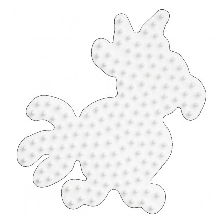 Hama Midi Steckplatte Papagei Weiß 9,5x8,5cm - 1 Stk von Hama