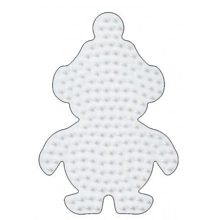 Hama Midi Steckplatte Pinguin klein Weiß 10,5x7,5cm - 1 Stk von Hama