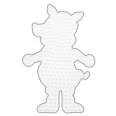 Hama Midi Steckplatte Schwein Weiß 14x9,5cm - 1 Stk Hama Midi Steckplatte Schwein Weiß 14x9,5cm - 1 Stk von Hama
