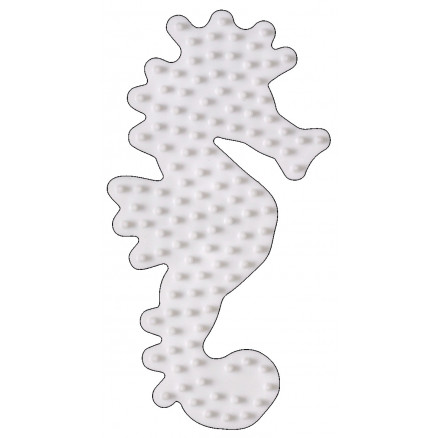 Hama Midi Steckplatte Seepferdchen Weiß 10,5x5,5cm - 1 Stk Hama Midi Steckplatte Seepferdchen Weiß 10,5x5,5cm - 1 Stk von Hama