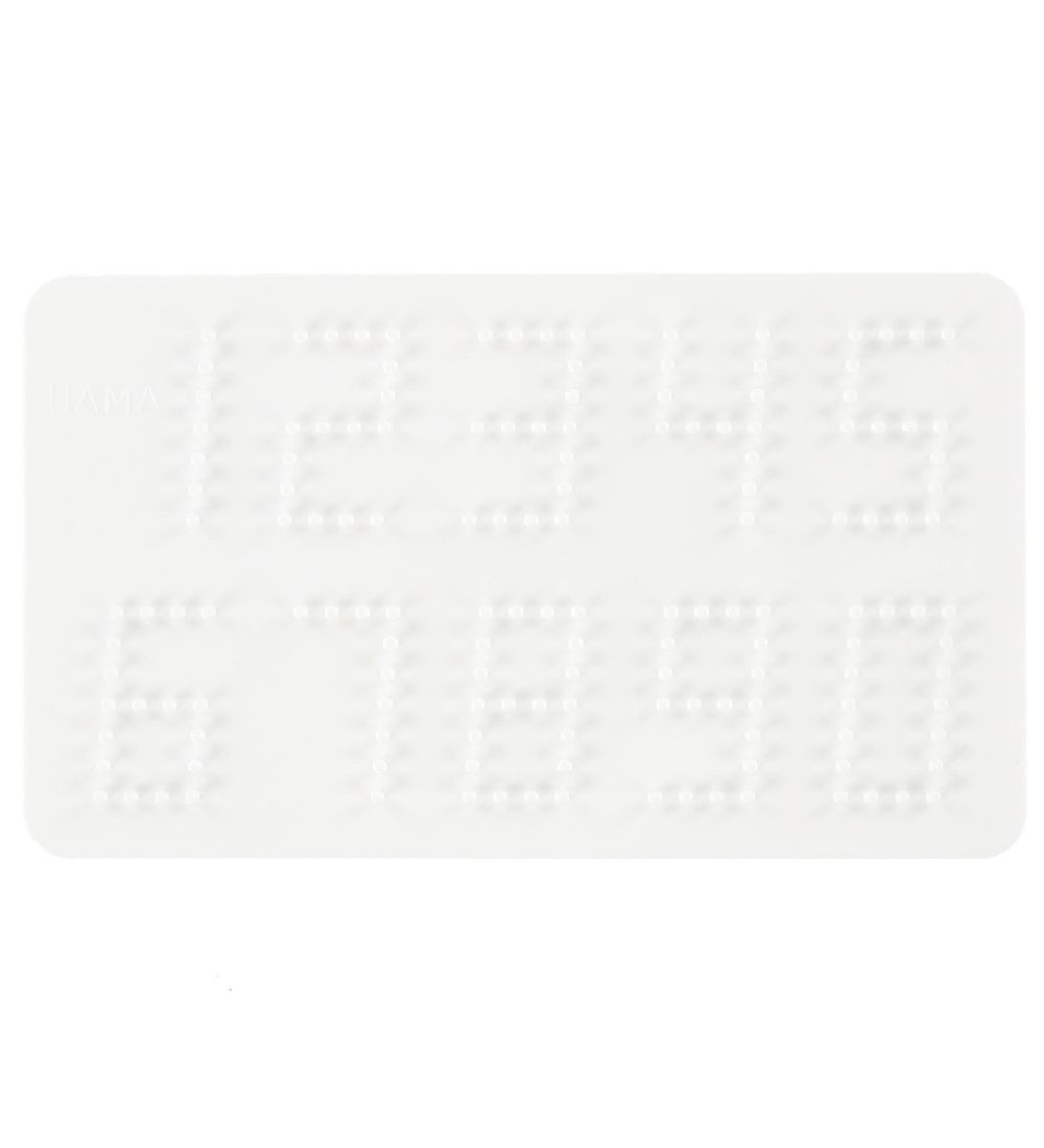 Hama Midi Steckplatte - Zahlen - Hama - One Size - Perlen Steckplatten von Hama