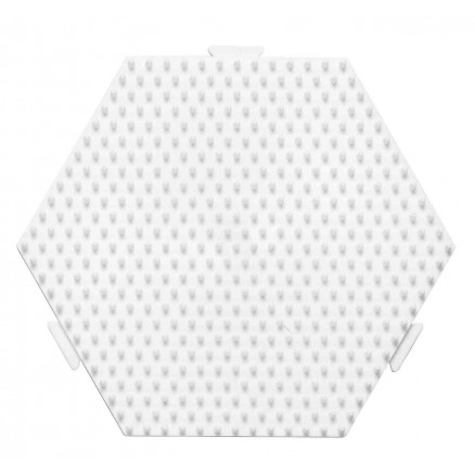 Hama Midi Stiftplatte Sechseck mittelgroß Weiß 12,5x11,5cm - 1 Stk Hama Midi Stiftplatte Sechseck mittelgroß Weiß 12,5x11,5cm - 1 Stk von Hama