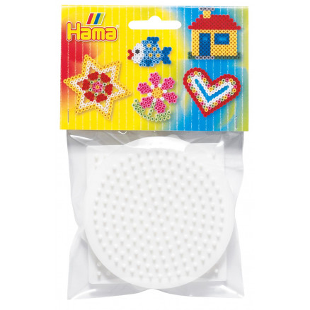 Hama Midi Stiftplatten 4451 Quadrat, Sechseck und Stern Weiß - 2 Stk Hama Midi Stiftplatten 4451 Quadrat, Sechseck und Stern Weiß - 2 Stk von Hama