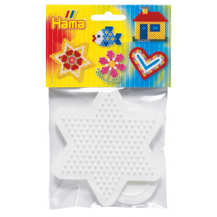 Hama Midi Stiftplatten 4452 Herz und Stern Weiß - 2 Stk Hama Midi Stiftplatten 4452 Herz und Stern Weiß - 2 Stk von Hama