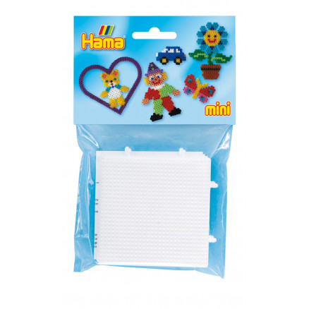 Hama Mini Back 5202 quadratische Stiftplatten Weiß 7x7cm -2 Stk Hama Mini Back 5202 quadratische Stiftplatten Weiß 7x7cm -2 Stk von Hama