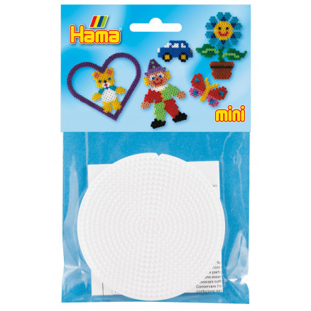 Hama Mini Back 5205 Runde Stiftplatten Weiß 8x8cm - 2 Stk Hama Mini Back 5205 Runde Stiftplatten Weiß 8x8cm - 2 Stk von Hama