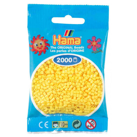Hama Mini Bügelperlen 501-03 Gelb - 2000 Stk von Hama