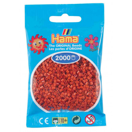 Hama Mini Bügelperlen 501-20 Burgunderrot - 2000 Stk von Hama