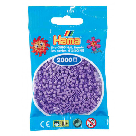 Hama Mini Bügelperlen 501-45 Pastelllila - 2000 Stk von Hama