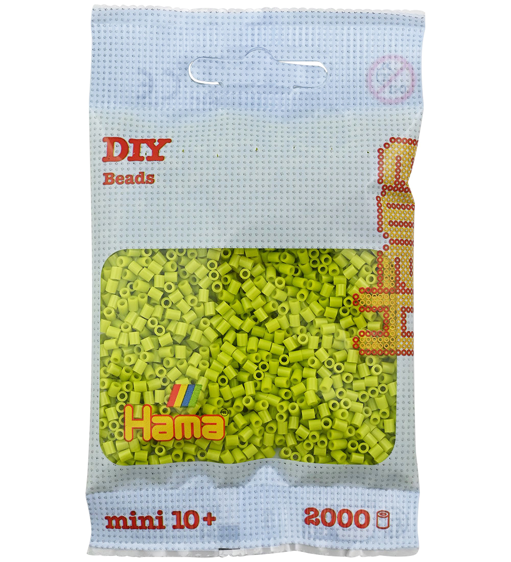 Hama Mini Perlen - 2000 st. - 104 Limette - Hama - One Size - Perlen Hama Mini Perlen - 2000 st. - 104 Limette - Hama - One Size - Perlen von Hama