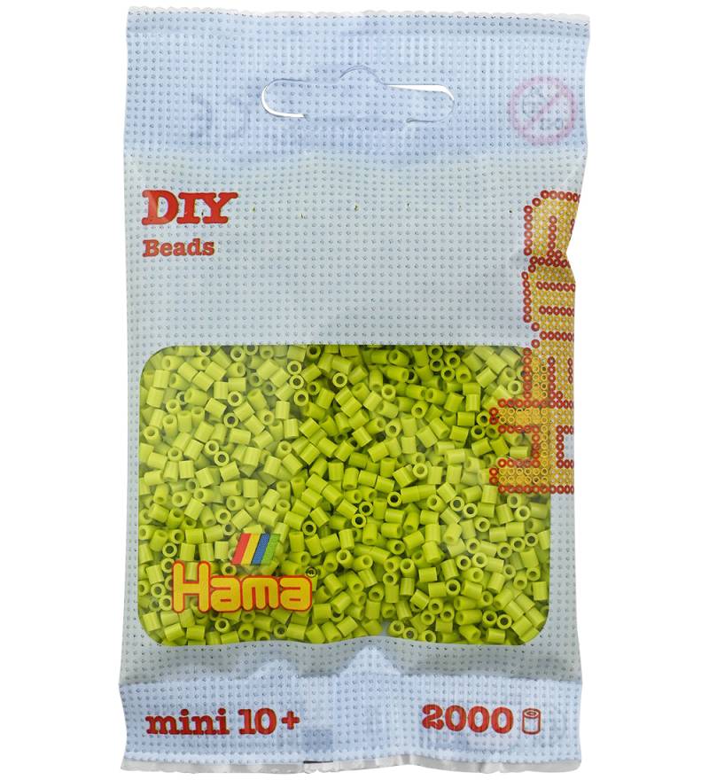 Hama Mini Perlen - 2000 st. - 104 Limette - Hama - One Size - Perlen Hama Mini Perlen - 2000 st. - 104 Limette - Hama - One Size - Perlen von Hama