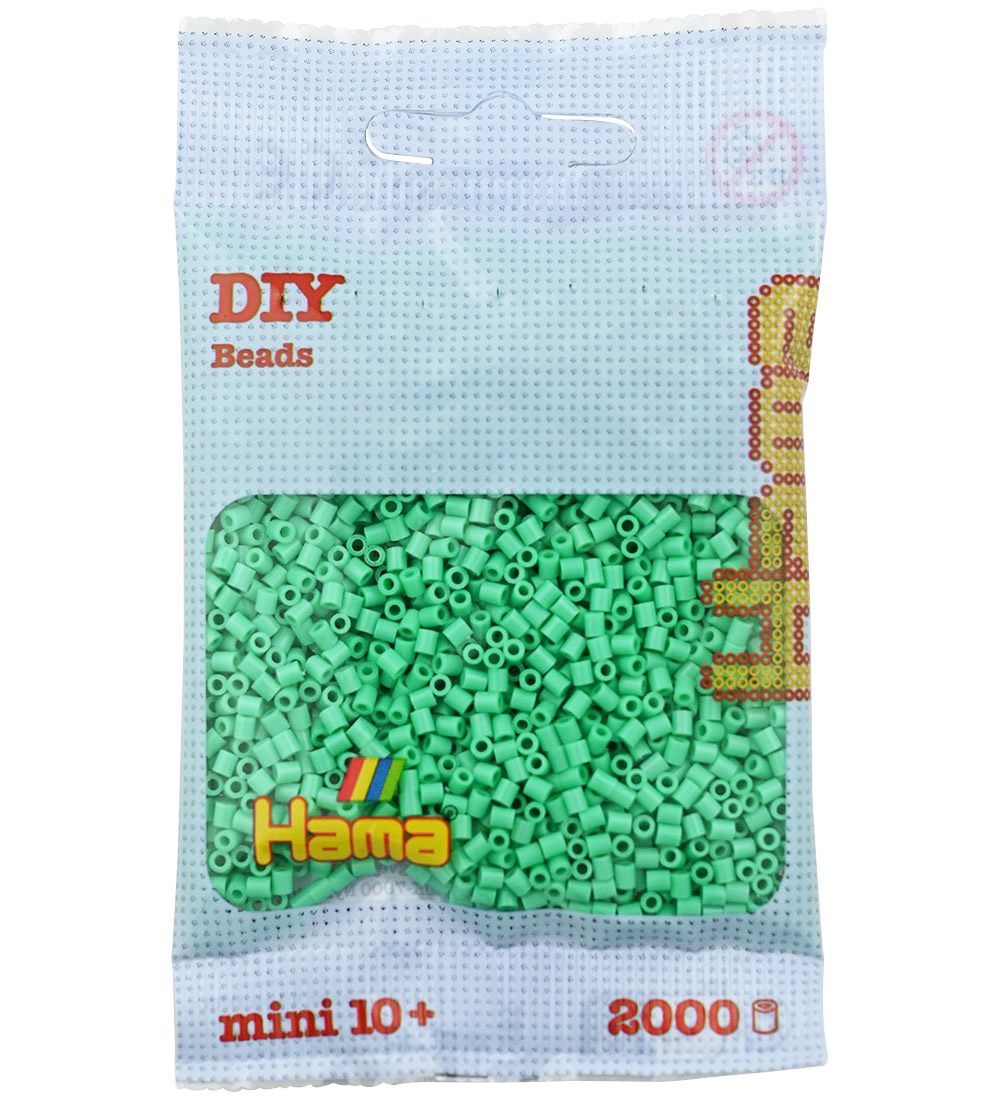 Hama Mini -Perlen - 2000 st. - Hellgrün - Hama - One Size - Perlen von Hama