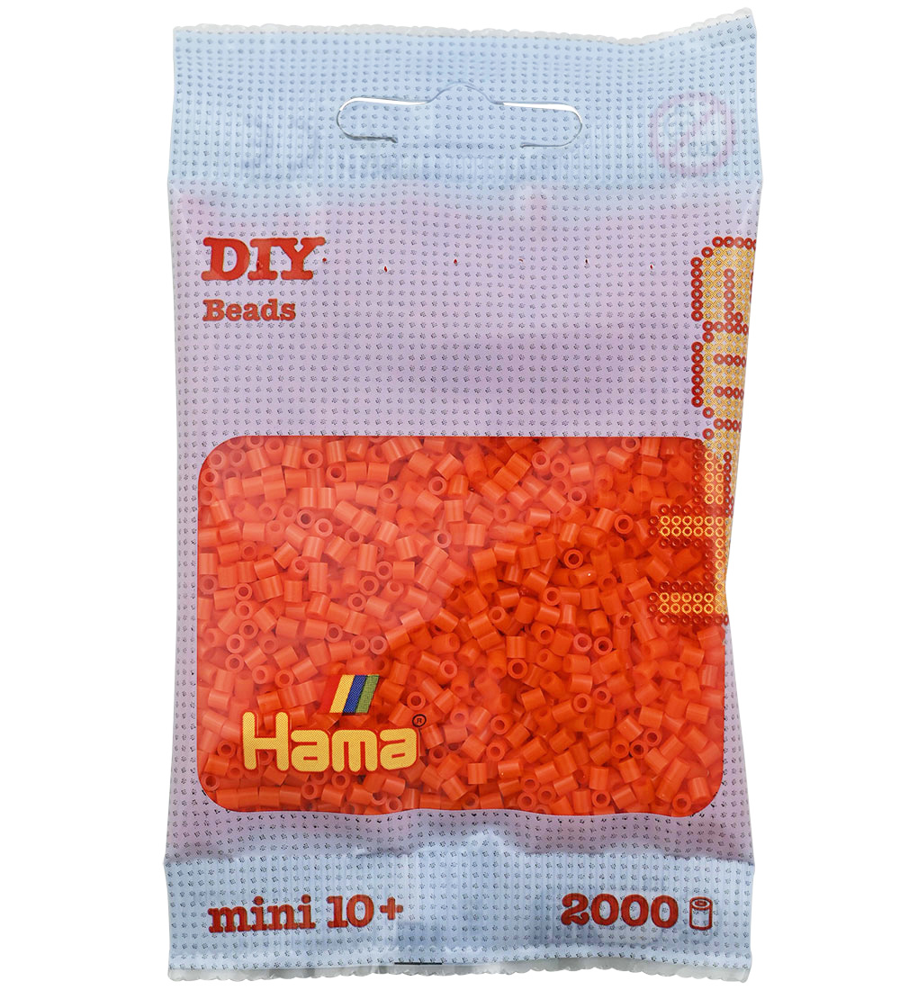 Hama Mini Perlen - 2000 st. - Orange - Hama - One Size - Perlen Hama Mini Perlen - 2000 st. - Orange - Hama - One Size - Perlen von Hama