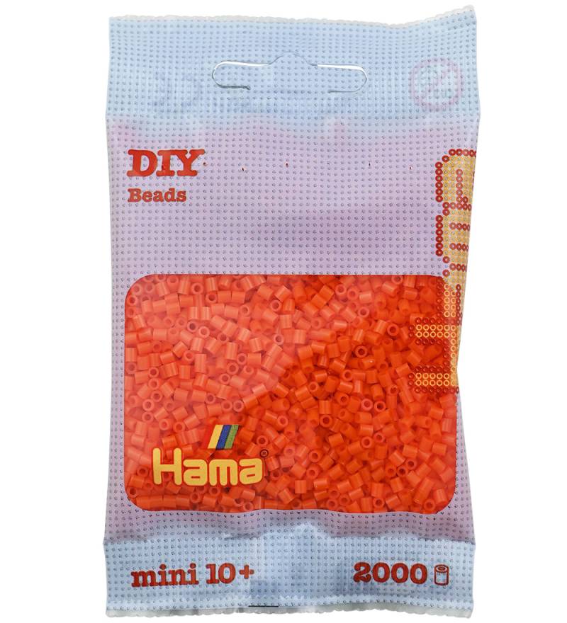 Hama Mini Perlen - 2000 st. - Orange - Hama - One Size - Perlen Hama Mini Perlen - 2000 st. - Orange - Hama - One Size - Perlen von Hama