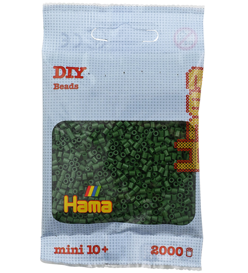 Hama Mini Perlen - 2000 st. - Waldgrün - Hama - One Size - Perlen von Hama