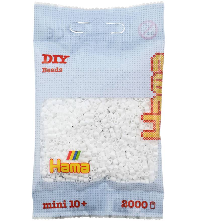 Hama Mini Perlen - 2000 st. - Weiß - Hama - One Size - Perlen Hama Mini Perlen - 2000 st. - Weiß - Hama - One Size - Perlen von Hama