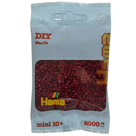Hama Mini Perlen 501-118 Dunkel Cherry - 2000 Stk. von Hama