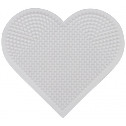 Hama Mini Steckplatte 591 Herz Weiß - 1 Stk von Hama