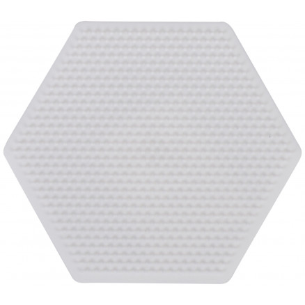 Hama Mini Stiftplatte 594 Hexagon Weiß - 1 Stk von Hama
