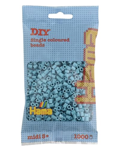Hama 207-31 Bügelperlen 1000 Schreibwaren, Turkis, talla única, Turquoise von Hama