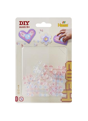Hama Perlen 4905 Hama Juwelen, 12 Stück, Zubehör Set für das Basteln mit Midi Bügelperlen mit Durchmesser 5 mm, für Kinder ab 5 Jahren von Hama