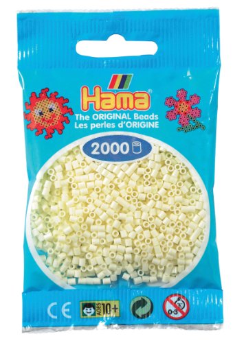 Hama Perlen 501-02 - Mini-Perlen, 2000 Stück creme Hama Perlen 501-02 - Mini-Perlen, 2000 Stück creme von Hama