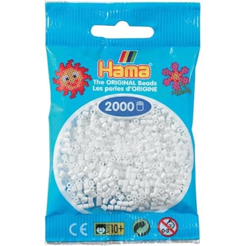 Hama Perlen 501-12 - Mini-Perlen, 2000 Stück braun von Hama