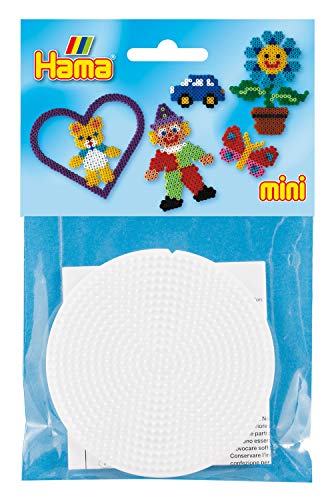 Hama Perlen 5205 Stiftplatten für Mini Perlen, rund, ca. 8 cm, 2er, Mehrfarbig Hama Perlen 5205 Stiftplatten für Mini Perlen, rund, ca. 8 cm, 2er, Mehrfarbig von Hama