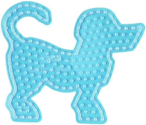 Hama Perlen 8202 Stiftplatte Hund für Maxi Bügelperlen mit Durchmesser 10 mm, transparent, für Kinder ab 3 Jahren von Hama Perlen