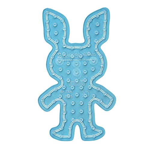 Hama Perlen 8228 Stiftplatte Kaninchen für Maxi Bügelperlen mit Durchmesser 10 mm in transparent, ca. 16 x 9,5 cm, kreativer Bastelspaß für Groß und Klein Hama Perlen 8228 Stiftplatte Kaninchen für Maxi Bügelperlen mit Durchmesser 10 mm in transparent, ca. 16 x 9,5 cm, kreativer Bastelspaß für Groß und Klein von Hama