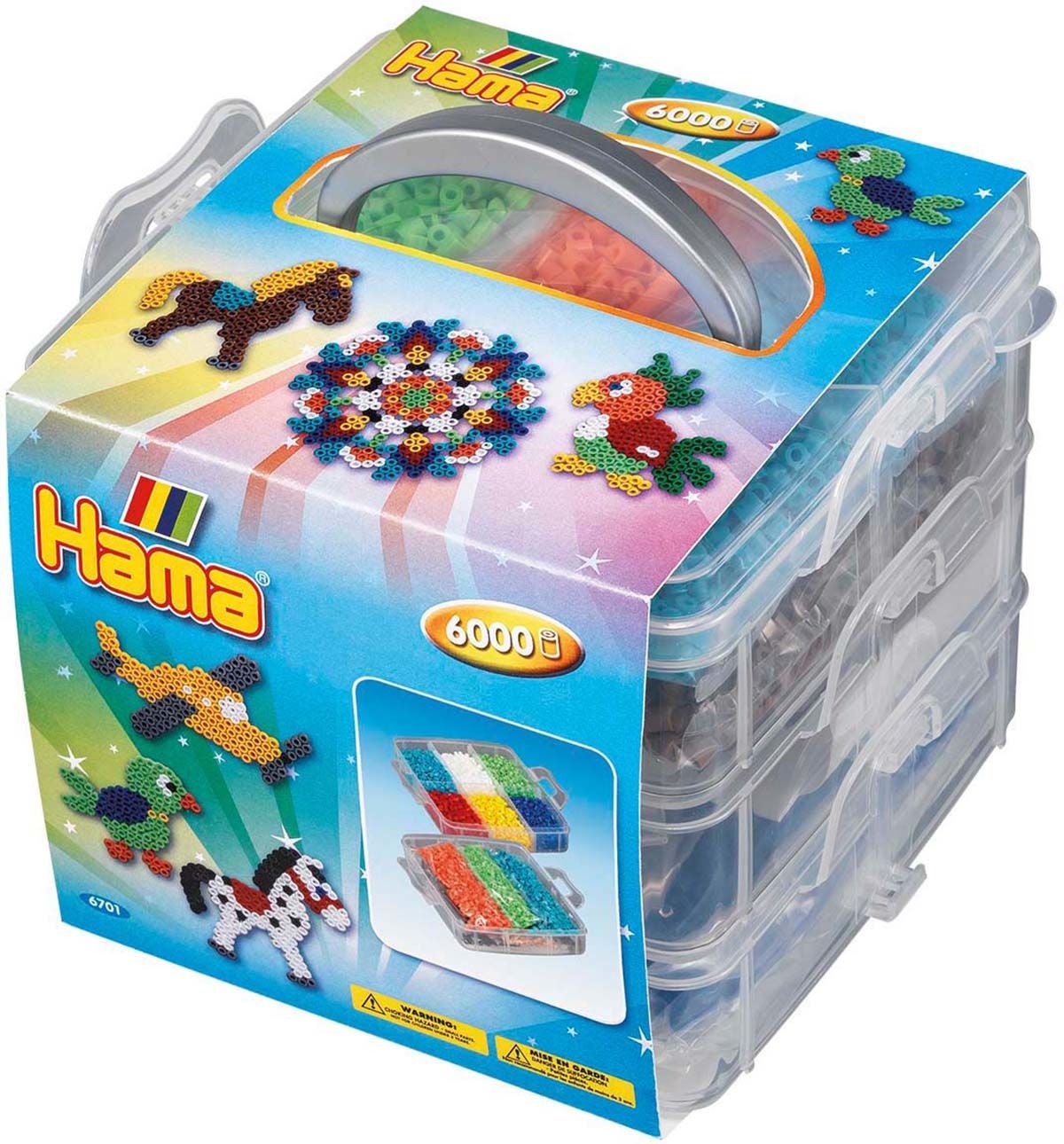 Hama Perlen und Aufbewahrungsbox 6000 Stück von Hama