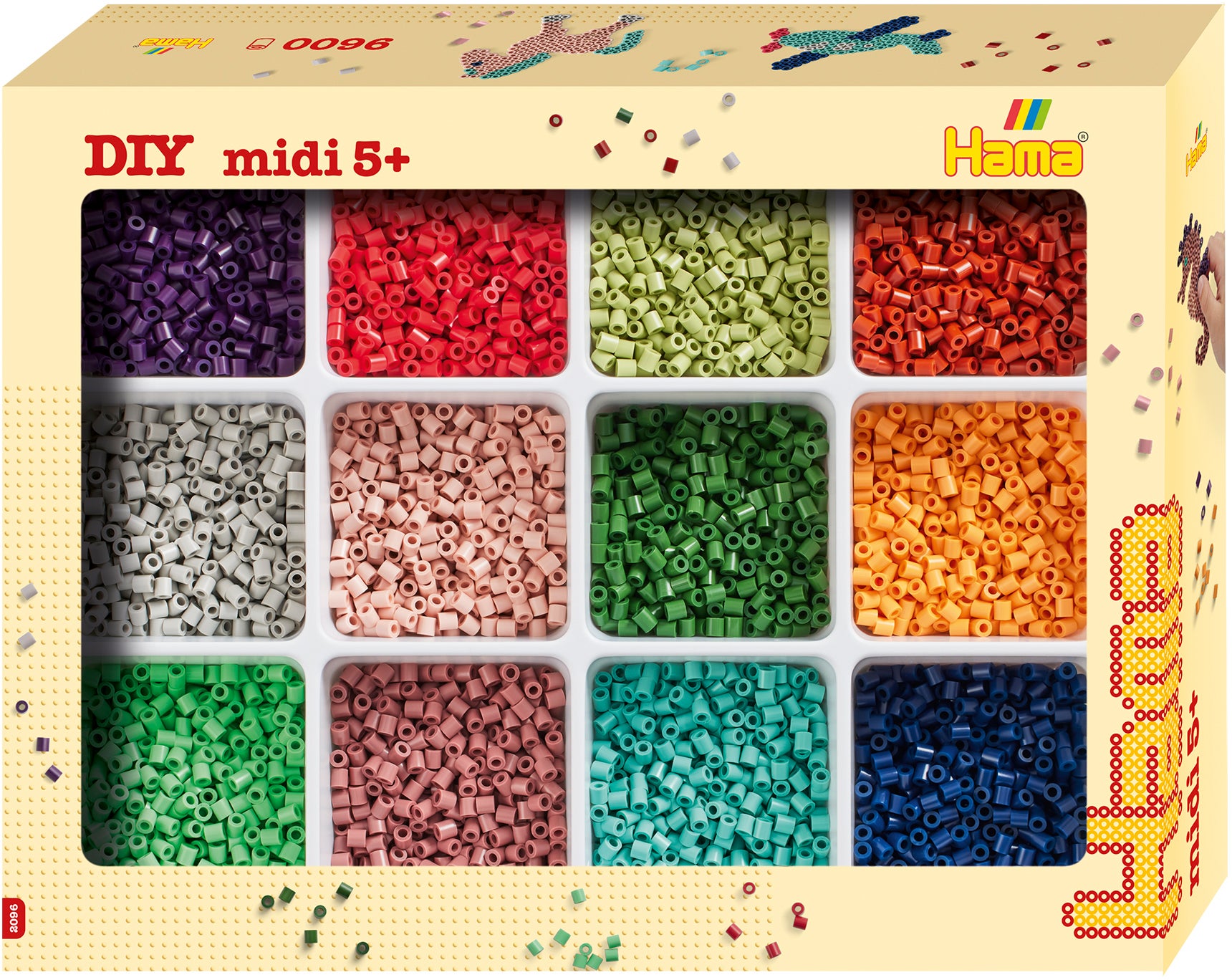 Hama Perlen & Aufbewahrungsbox 9600 Teile Hama Perlen & Aufbewahrungsbox 9600 Teile von Hama
