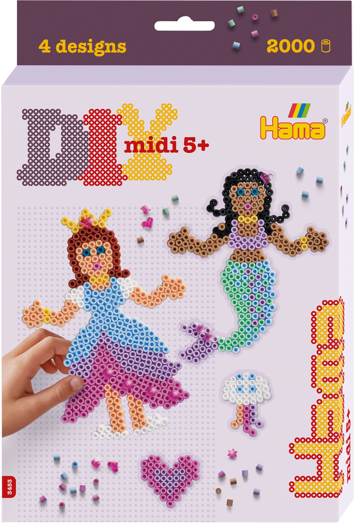 Hama Prinzessin & Meerjungfrau Perlenset 2000 Teile Hama Prinzessin & Meerjungfrau Perlenset 2000 Teile von Hama