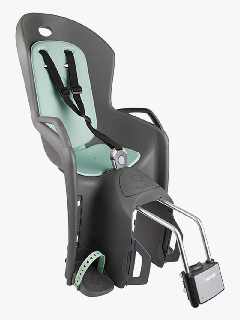 Hamax AMIGA Fahrradsitz, Dark Grey/Green von Hamax
