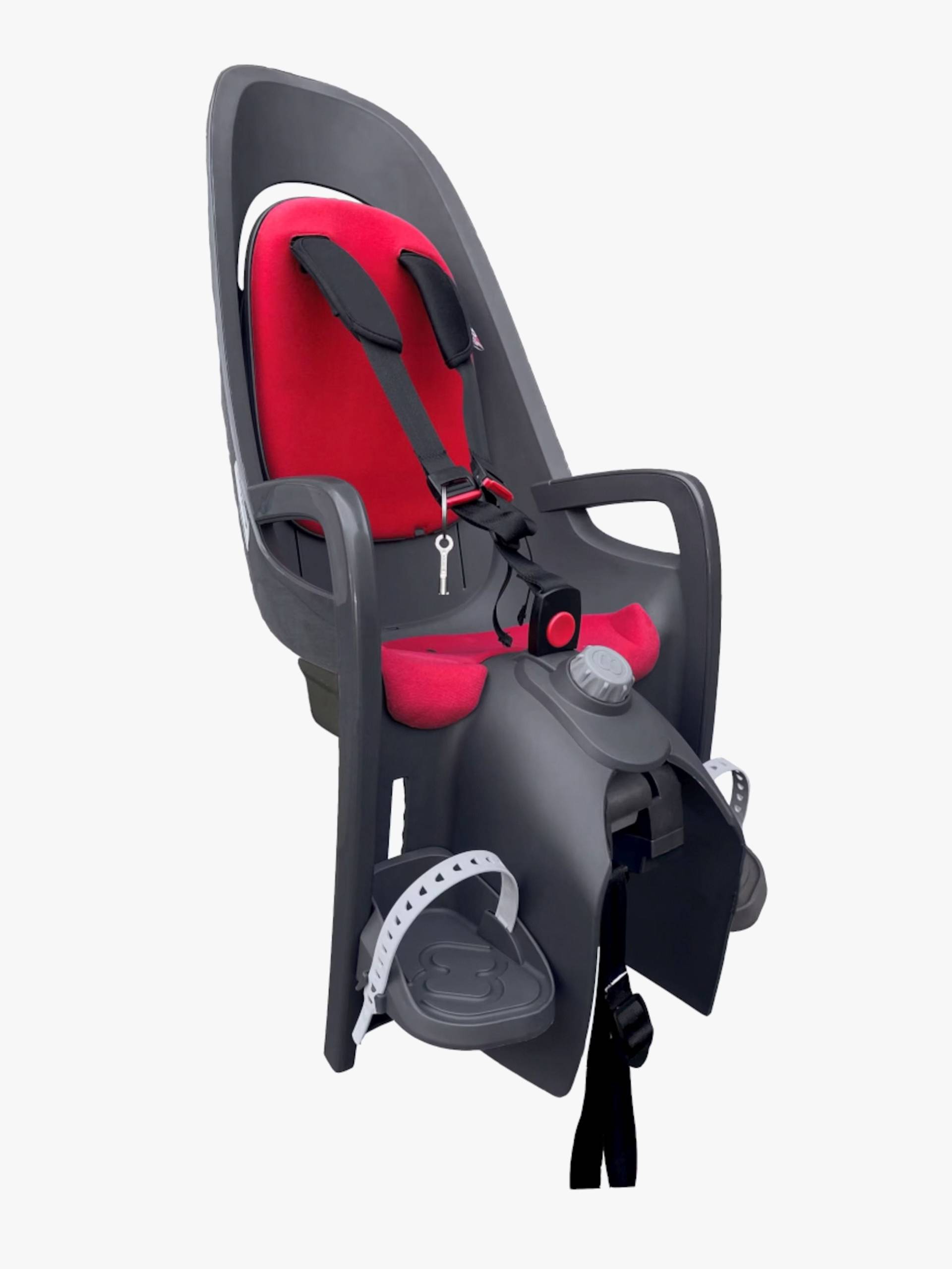 Hamax CARESS Fahrradsitz inkl. Adapter, Grey/Red Hamax CARESS Fahrradsitz inkl. Adapter, Grey/Red von Hamax