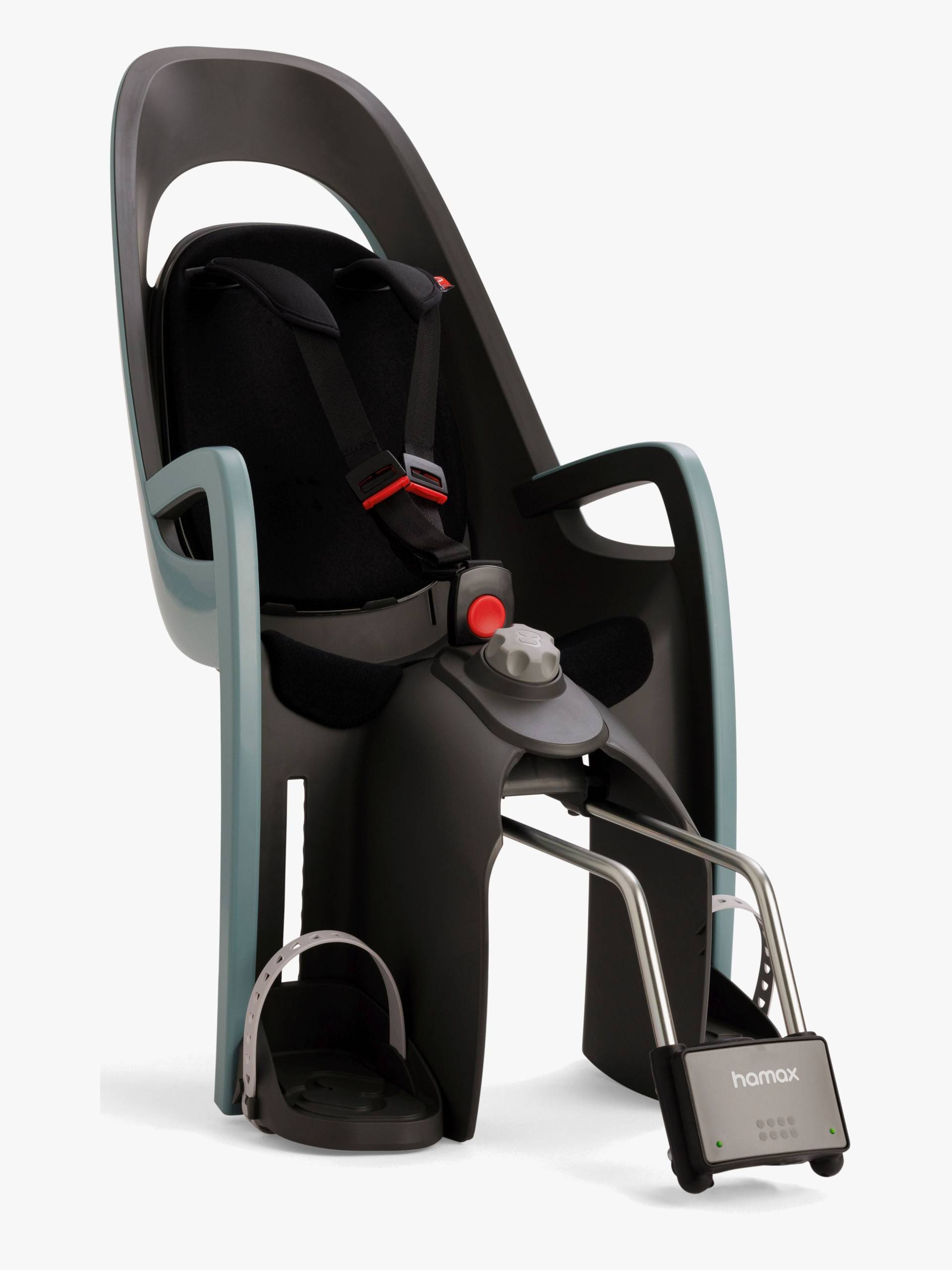 Hamax CARESS Fahrradsitz mit Verschließbarer Rahmenhalterung, Green/Black Hamax CARESS Fahrradsitz mit Verschließbarer Rahmenhalterung, Green/Black von Hamax