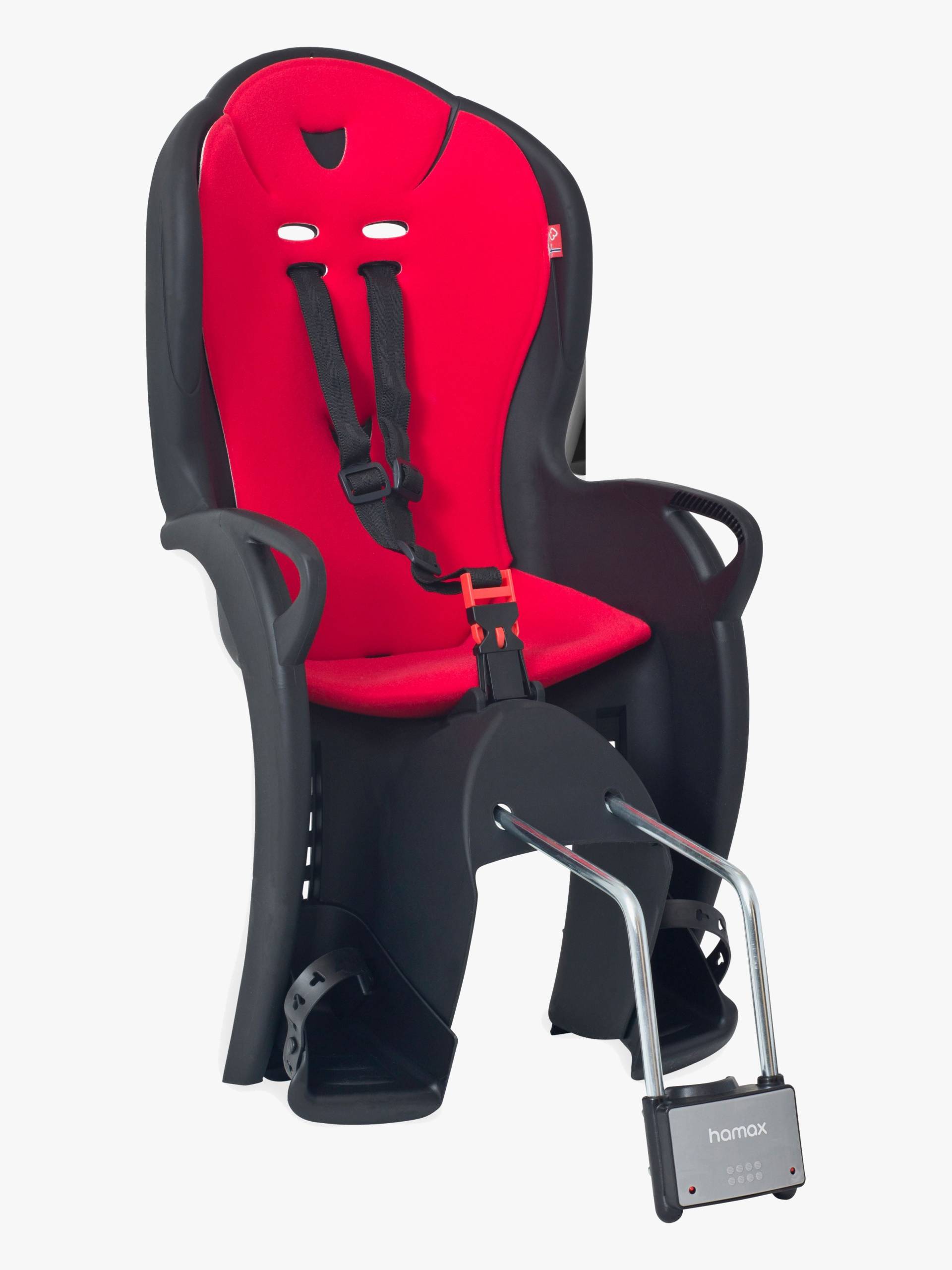 Hamax Kiss Fahrradsitz, Black/Red Hamax Kiss Fahrradsitz, Black/Red von Hamax