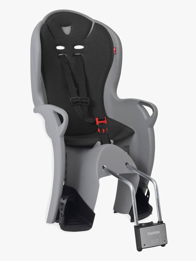 Hamax Kiss Fahrradsitz, Medium Grey/Black von Hamax