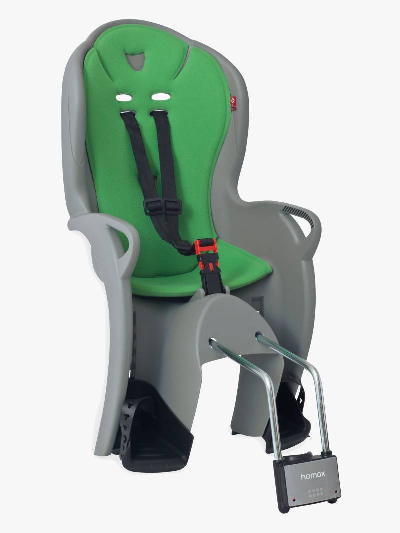 Hamax Kiss Fahrradsitz, Medium Grey/Green von Hamax