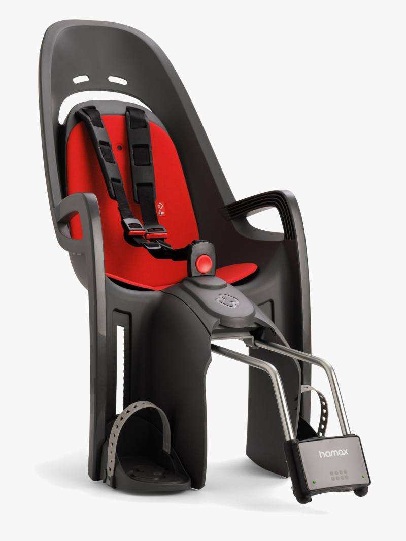 Hamax ZENITH Fahrradsitz, Grey/Red von Hamax