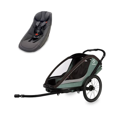 hamax Kinderfahrradanhänger Cocoon ONE Einsitzer green/black inkl. Babysitz für Outback/Avenida und Traveller hamax Kinderfahrradanhänger Cocoon ONE Einsitzer green/black inkl. Babysitz für Outback/Avenida und Traveller von Hamax