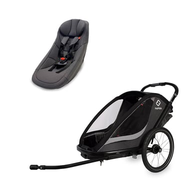 hamax Kinderfahrradanhänger Cocoon ONE Einsitzer grey/black inkl. Babysitz für Outback/Avenida und Traveller hamax Kinderfahrradanhänger Cocoon ONE Einsitzer grey/black inkl. Babysitz für Outback/Avenida und Traveller von Hamax