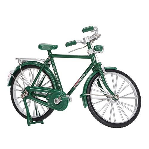 Hamwesh 1:10 Fahrradmodell, Vintage Alloy DIY -Kit mit Inflator und Aktentasche für Sammeln und Bücherregal -Display (Green) von Hamwesh
