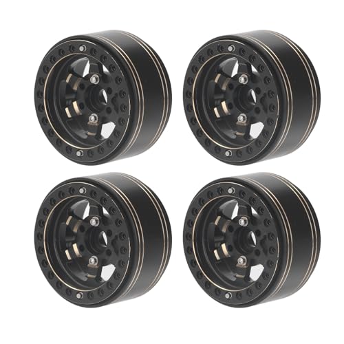 Hamwesh 4pcs RC Rad Rand, 1,9 Zoll Messing BEADLOCK -Rim -Rim Hub, Gewichtete Konstruktion mit Einfacher Installation für Axiales SCX10 D90 D110 1/10 Fernbedienung Auto Hamwesh 4pcs RC Rad Rand, 1,9 Zoll Messing BEADLOCK -Rim -Rim Hub, Gewichtete Konstruktion mit Einfacher Installation für Axiales SCX10 D90 D110 1/10 Fernbedienung Auto von Hamwesh